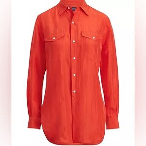 Lauren by Ralph Lauren Button up in size XL.